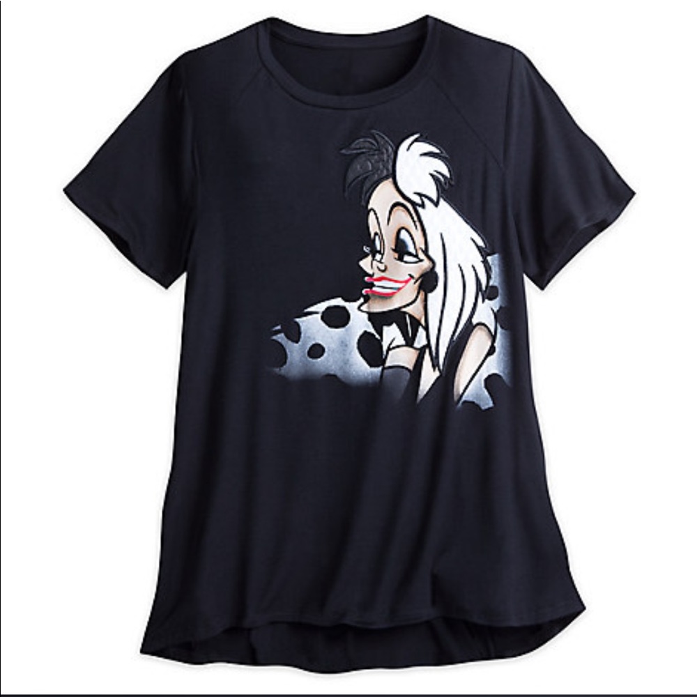 Disney Boutique Cruella de Vil 101 Dalmatians Top
